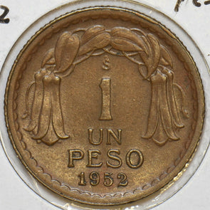 Chile 1952 Peso 196877 combine shipping