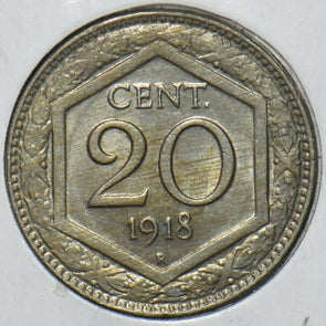 Italy 1918 20 Centesimi UNC 490977 combine shipping