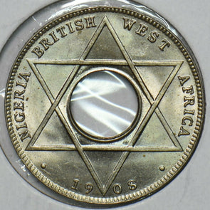 British West Africa 1908 1/10 Penny 240425 combine shipping