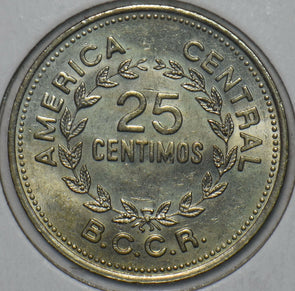Costa Rica 1978 25 Centimos GEM BU 196286 combine shipping