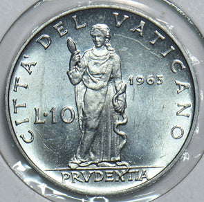 Vatican 1963 10 Lire 198452 combine shipping