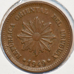 Uruguay 1949 2 Centesimos 295927 combine shipping