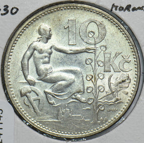 Czechoslovakia 1930 10 Korun 241143 combine shipping