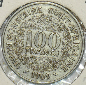 West African States 1969 100 Francs 903829 combine shipping