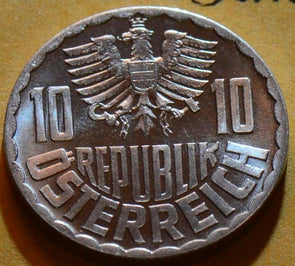 Austria Y-90 Proof 1964 10 Groschen A0002 combine shipping