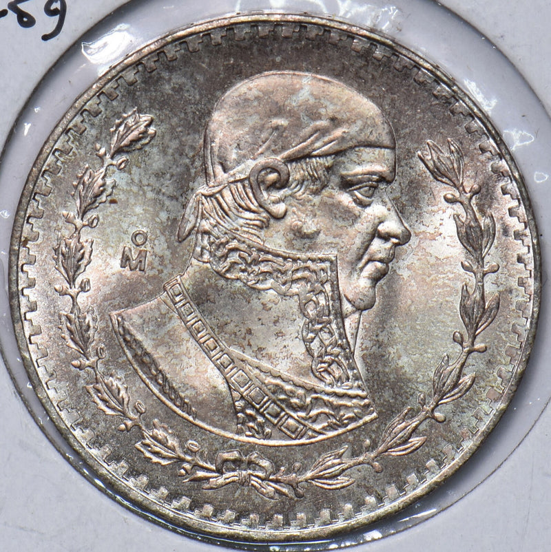 Mexico 1963 KM# 459 Peso Eagle animal Rattlesnake 194825 combine shipping