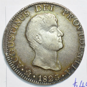 Mexico 1823 8 Reales Eagle animal M0375 combine shipping