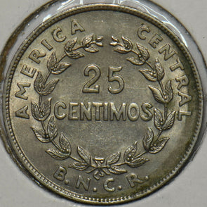 Costa Rica 1948 25 Centimos 297496 combine shipping