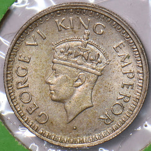 British India 1944 1/4 Rupee 151268 combine shipping