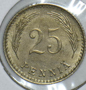 Finland 1921 25 Pennia Lion animal 290984 combine shipping