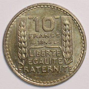 France 1948 10 Francs 299368 combine shipping