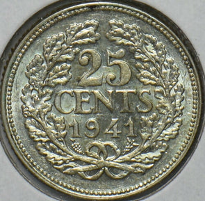 Netherlands 1941 25 Cents 193947 combine shipping