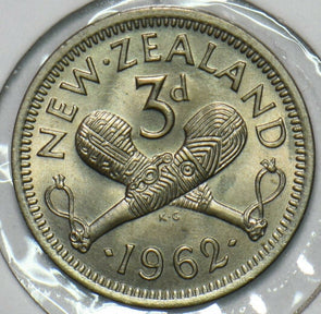 New Zealand 1962 3 Pence 297552 combine shipping
