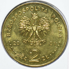 Poland 2001 2 Zlote Imperial eagle animal  901911 combine shipping