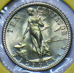 Philippines 1944 D 10 Centavos Eagle animal UNC 294942 combine shipping