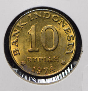 Indonesia 1974 10 Rupiah  901344 combine shipping