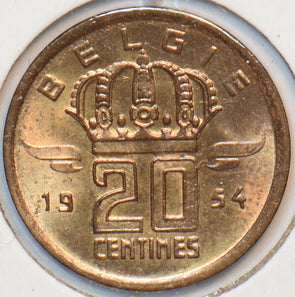 Belgium 1954 20 Centimes 194620 combine shipping
