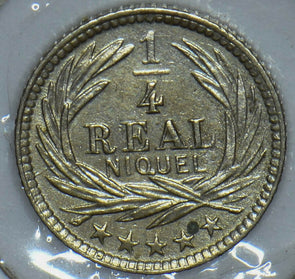 Guatemala 1901 1/4 Real 190760 combine shipping