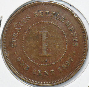 Straits Settlements 1897 Cent  291079 combine shipping