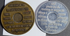 U0067   2 Tokens alcoholics anonymous combine shipping