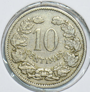 Luxembourg 1901 10 Centimes 241041 combine shipping