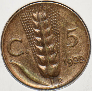 Italy 1922 R 5 Centesimi 150868 combine shipping