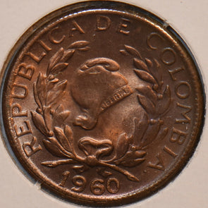Colombia 1960 5 Centavos 196137 combine shipping