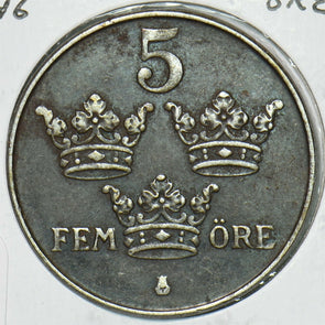 Sweden 1946 5 Ore 197088 combine shipping