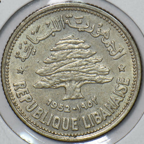 Lebanon 1952 50 Piastres 194238 combine shipping