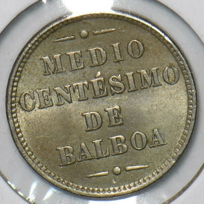 Panama 1907 1/2 Centesimo 490968 combine shipping