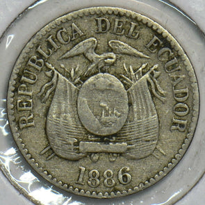 Ecuador 1886 Centavo 240667 combine shipping