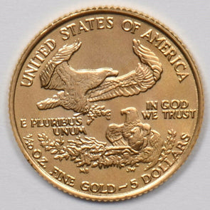 1986 5 Dollars gold GEM BU 1/10oz gold eagle GL0242 combine shipping