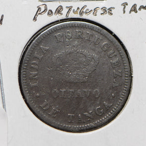 India Portuguese 1881 1/8 Tanga  900872 combine shipping