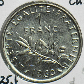 France 1960 Franc CH BU 152931 combine shipping