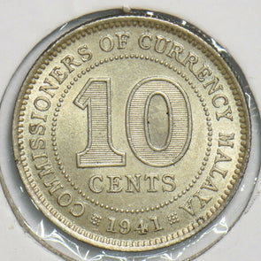 Malaya 1941 10 Cents 0 240802 combine shipping