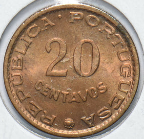 Portugal 1962 Angola 20 Centavos Elephant animal Horse 192530 combine shipping