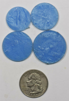 Israel 1995 M37. Sommerfin ship ? 4 total blue bakelite Agorot denominated used
