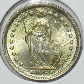 Switzerland 1957 1/2 Franc 295635 combine shipping