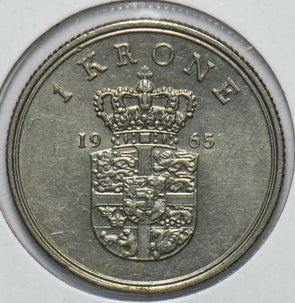 Denmark 1965 Krone 192584 combine shipping