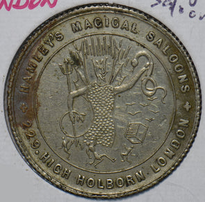 Great Britain Token MT-150 Hamley's Magical Saloons, London GR0301 combine ship