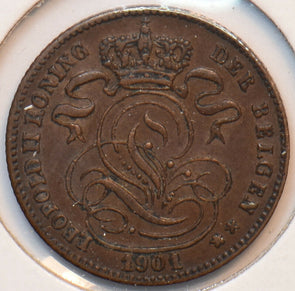 Belgium 1901 Centime Lion animal 193246 combine shipping
