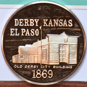 1869 Derby, Kansas Centennail Coin-Medal 292806 combine shipping