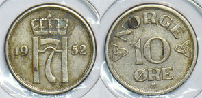 Norway 1952 10 Ore 904796 combine shipping