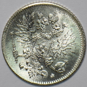 Finland 1917 25 Pennia Eagle animal 294478 combine shipping