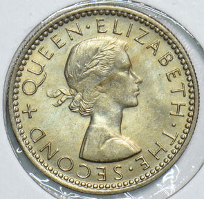 New Zealand 1963 6 Pence Bird 198283 combine shipping