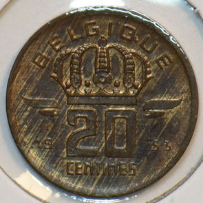 Belgium 1953 20 Centimes 152026 combine shipping