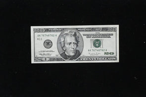 US 1996 $20 Major offset print error front to back RC0693 combine shipping
