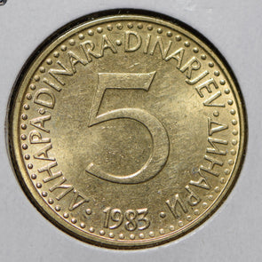 Yugoslavia 1983 5 Dinara  901047 combine shipping