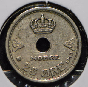 Norway 1949 25 Ore  900297 combine shipping