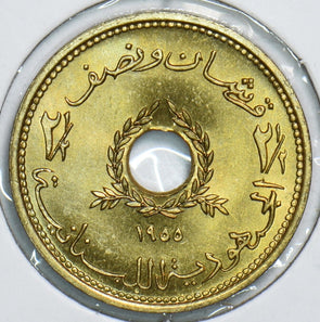 Lebanon 1955 2 1/2 Piastres 298945 combine shipping